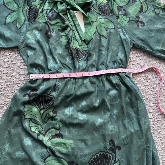 Ciebon Green Patterned Long Sleeve Dress - Picture 11 of 11